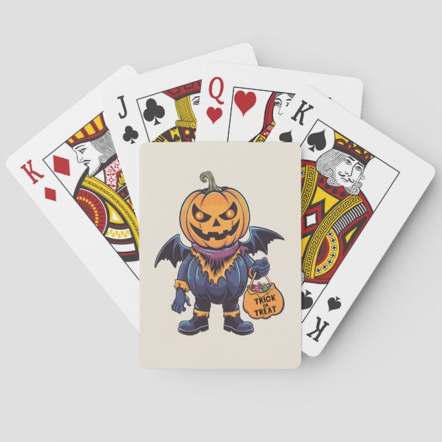 Bus eller godis | Happy halloween Casinokort (Baksidan)