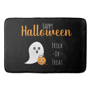 Bus eller godis Happy halloween Ghost Spooky Badrumsmatta