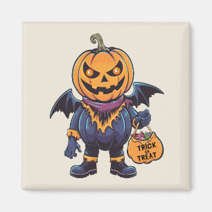 Bus eller godis Happy halloween Magnet