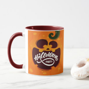 Bus eller godis Happy halloween Pumpkin party Mugg