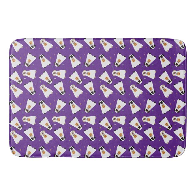 Bus eller godis Labrador Retriever Ghost Hundar Badrumsmatta (Framsidan)