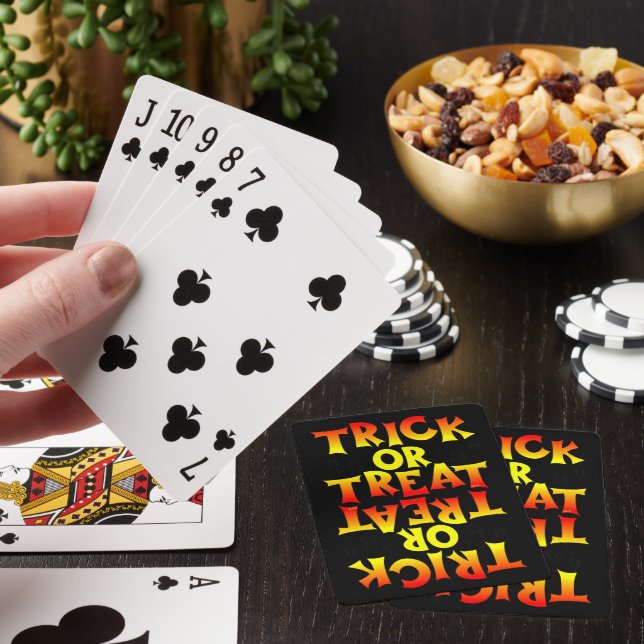 BUS ELLER GODIS lustig halloween Casinokort (På plats)