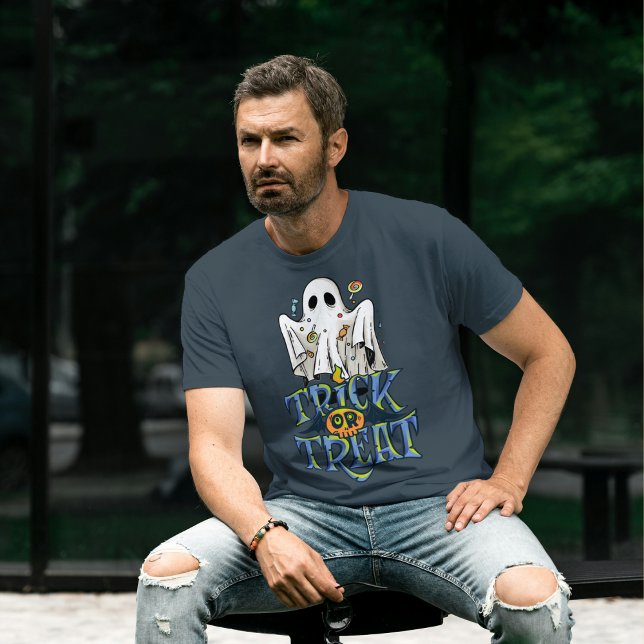 Bus eller godis Manar Halloween T-Shirt (Skapare uppladdad)