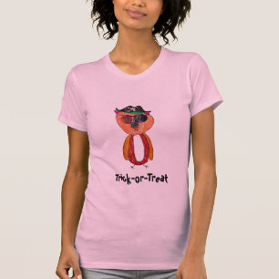 Bus eller godis med dyftdyft piratugglan t-shirt