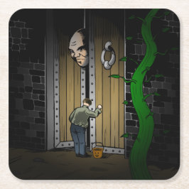 Bus eller godis med Jack Underlägg Papper Kvadrat