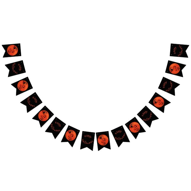 Bus eller godis med Witch och Fladdermöss vid Oran Vimplar (Alla)