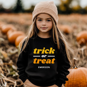 Bus eller godis Monogrammed Halloween T Shirt