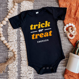 Bus eller godis Monogrammed Halloween T Shirt