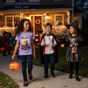 Bus eller godis? Monster Kids Halloween T-Shirt