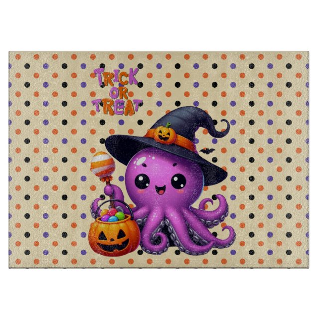 Bus eller godis Octopus Halloween (Framsidan)