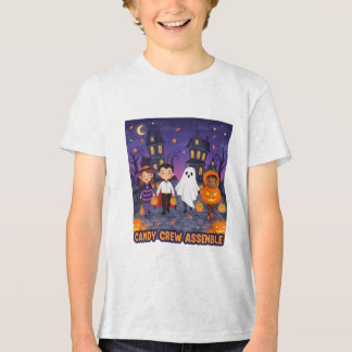 Bus eller godis Parad T-Shirt - Cute Halloween