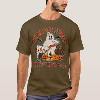 Bus eller godis pensel din tjugontandtandhalloween t shirt
