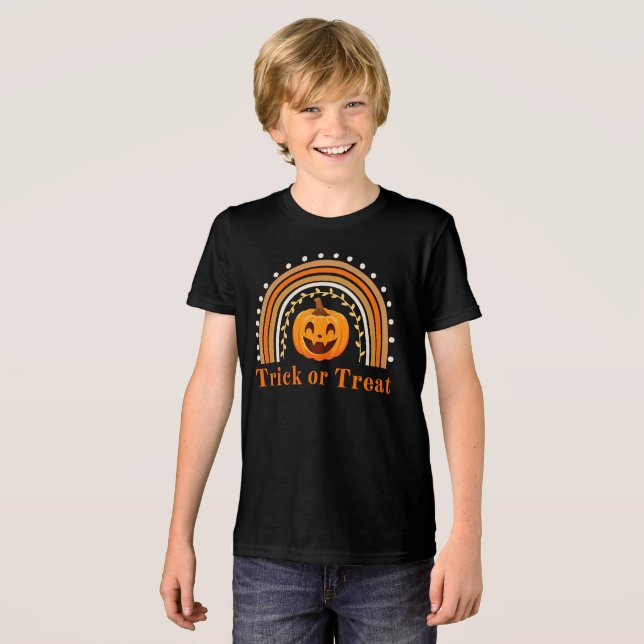 Bus eller godis Pumkin T Shirt (Framsida Full)