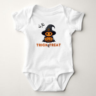 Bus eller godis Pumpkin Baby Bodykostdräkt T Shirt