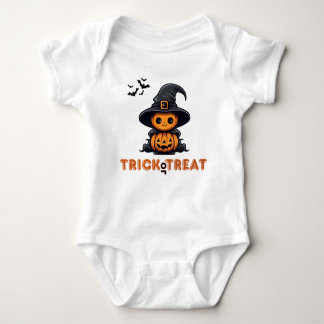 Bus eller godis Pumpkin Baby Bodykostdräkt T Shirt