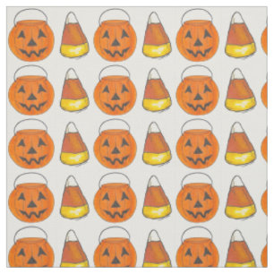 Bus eller godis Pumpkin Candy corn Halloween fest Tyg