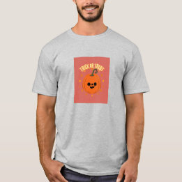 Bus eller godis pumpkin för Halloween T Shirt