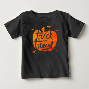 Bus eller godis Pumpkin Halloween Småbarn T Shirt