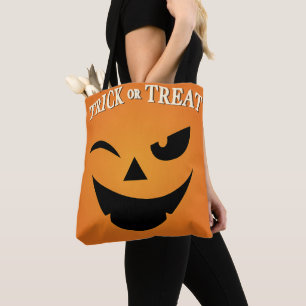 Bus eller godis Pumpkin Tygkasse
