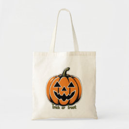 Bus eller godis-Pumpkin Tygkasse