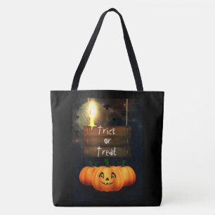 Bus eller godis Pumpkins Tygkasse