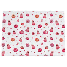 Bus eller godis Rosa Halloween Pumpkins