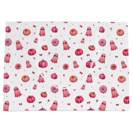 Bus eller godis Rosa Halloween Pumpkins