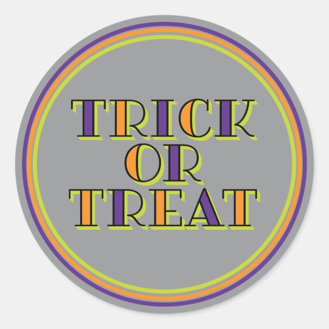 Bus eller godis runt klistermärke (Framsida)