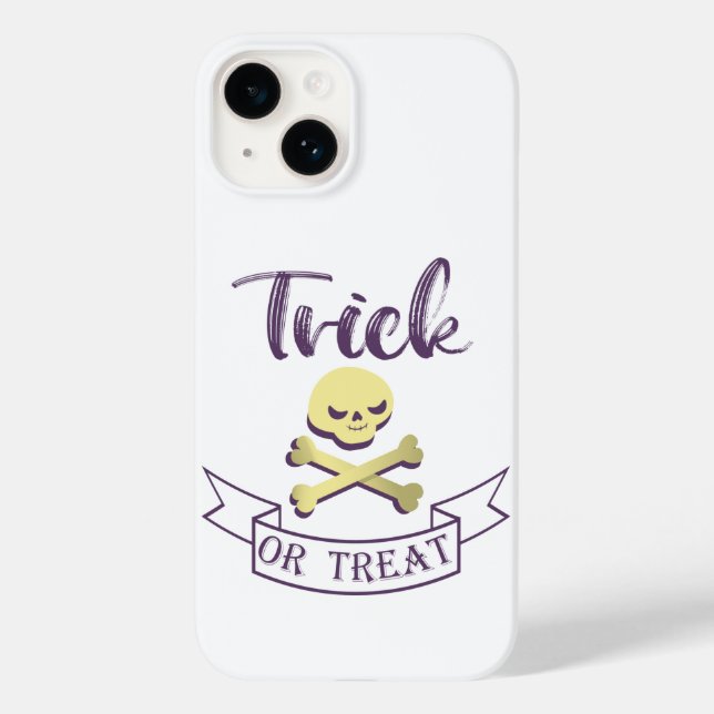 Bus eller godis, skallkorsben Halloween-band (Baksida)