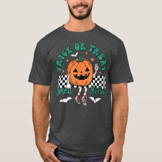 Bus eller godis Smell min Feet Cute Pumpkin Hallow T Shirt