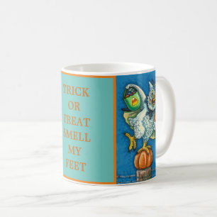 BUS ELLER GODIS, SMELL MIN FOT HALLOWEEN UGGLA, FU KAFFEMUGG