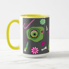 Bus eller godis! Söt död och godis! Mugg