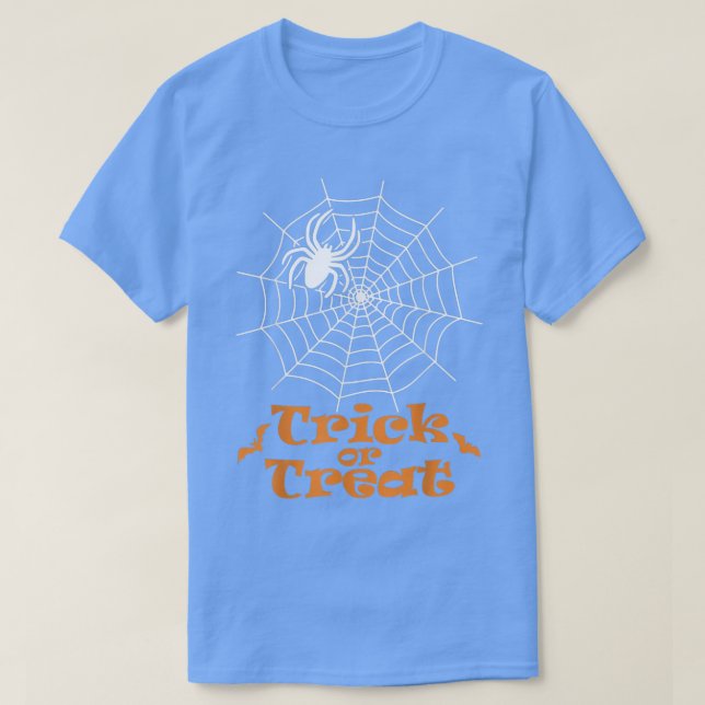Bus eller godis Spider, Spindelnät och Fladdermöss T Shirt (Design framsida)