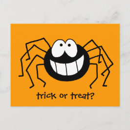 bus eller godis Spider Vykort