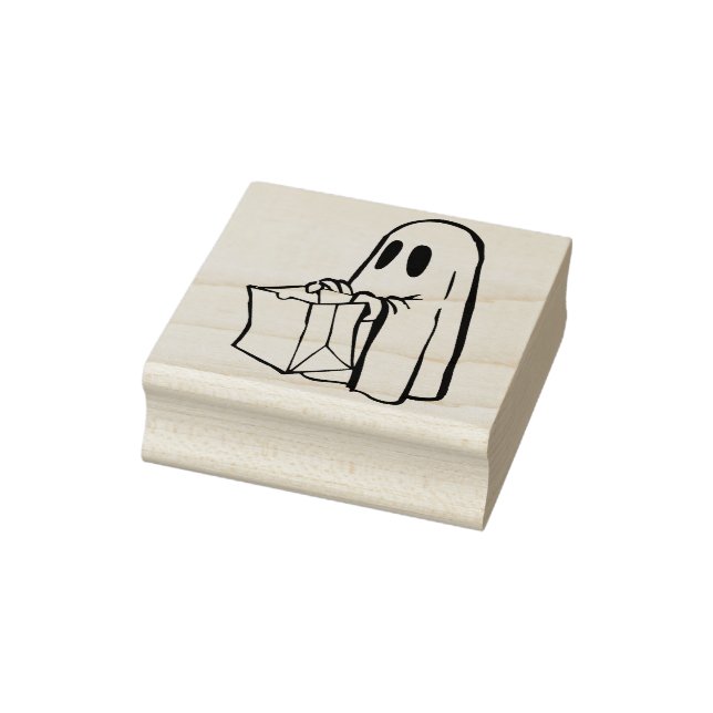 Bus eller godis spökillustration konst frimärke stämpel (Stämpel)