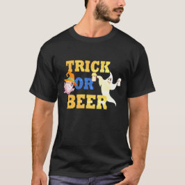 Bus eller godis Spoof Shirt, Beer Älskare Hallowee T Shirt