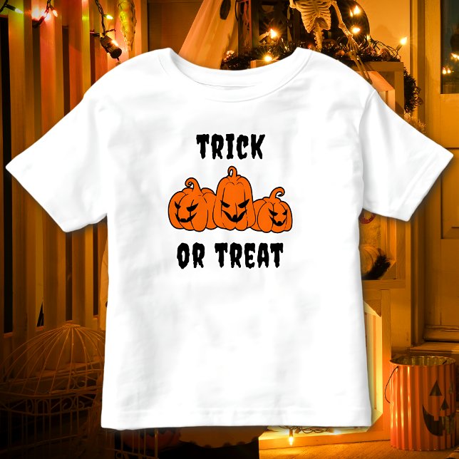 Bus eller godis Spooky Pumpkins Halloween T Shirt (Skapare uppladdad)