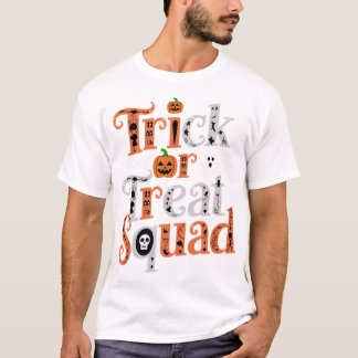 Bus eller godis Squad Halloween Shirt - Spooky Cut T