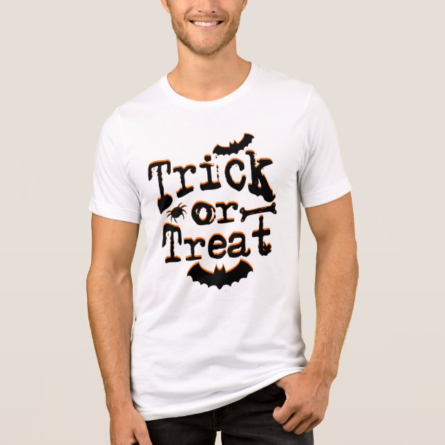 bus eller godis t-shirt (Framsida)