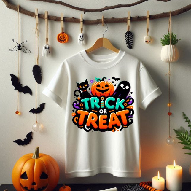 Bus eller godis T-shirt (Trick or Treat T-shirt )