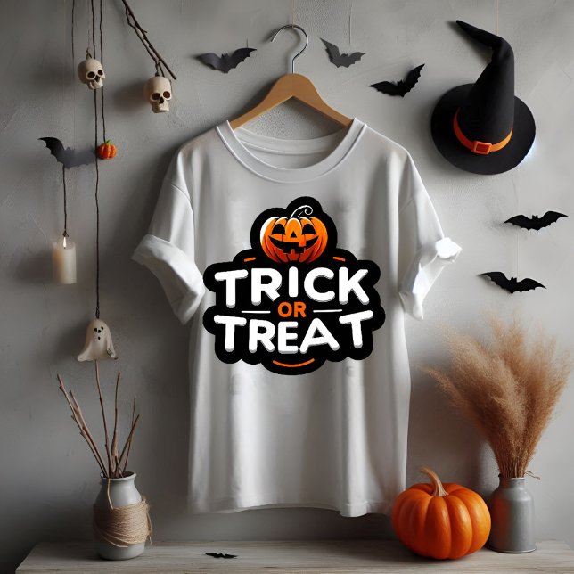 Bus eller godis T-shirt (Trick or Treat T-shirt )