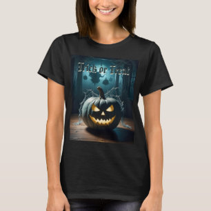 Bus eller godis Teal Pumpkin Halloween T Shirt