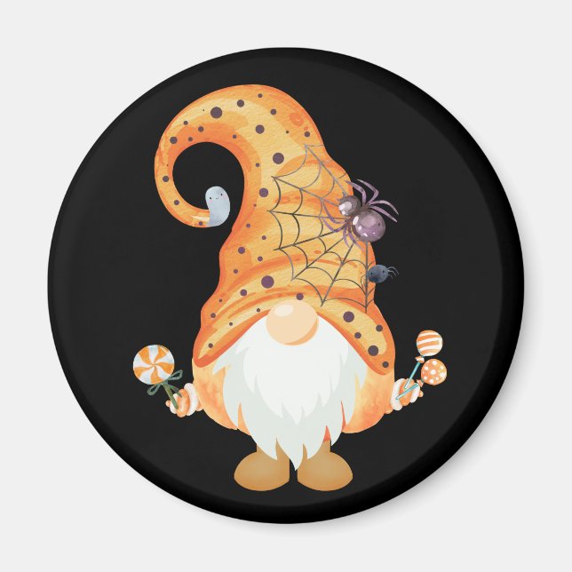 Bus eller godis Tomte Magnet (Framsidan)