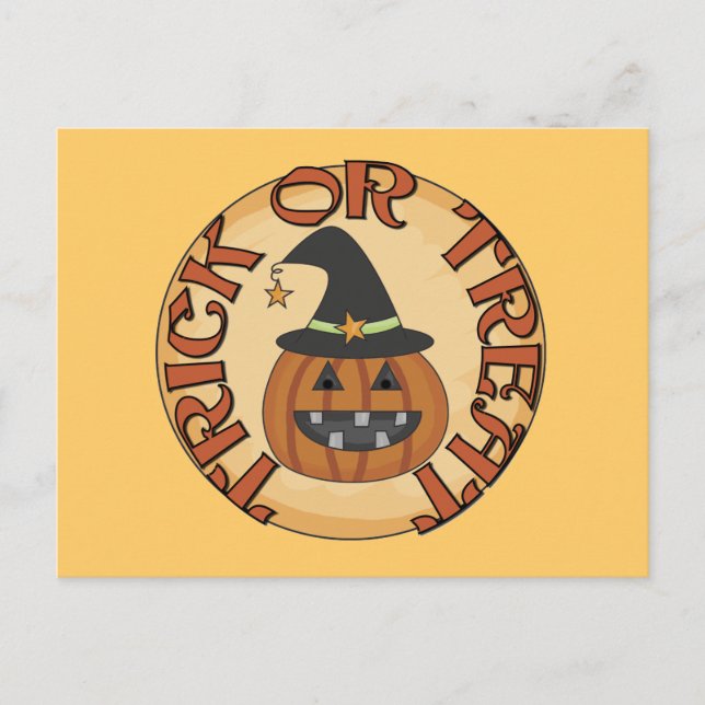 Bus eller godis Tshirts och presenter Vykort (Framsida)