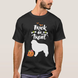 Bus eller godis Underbar Pyrenees Hund Halloween C T Shirt
