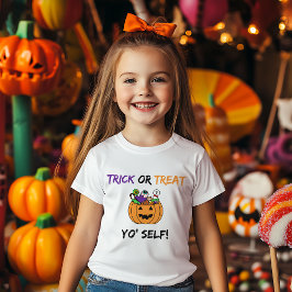 Bus eller godis Yo’ Self Funny Candy Halloween T Shirt