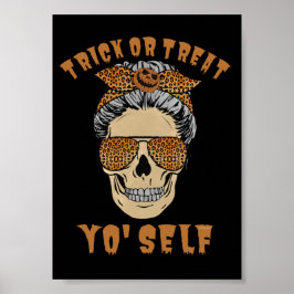 BUS ELLER GODIS YO'S SLF lustiga halloween mamma-s Poster