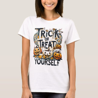 Bus eller godis Yourself - Halloween T Shirt