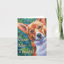 Bus eller godisHalloween Corgi Kort