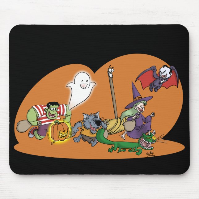 Bus eller godismousepad musmatta (Framsidan)
